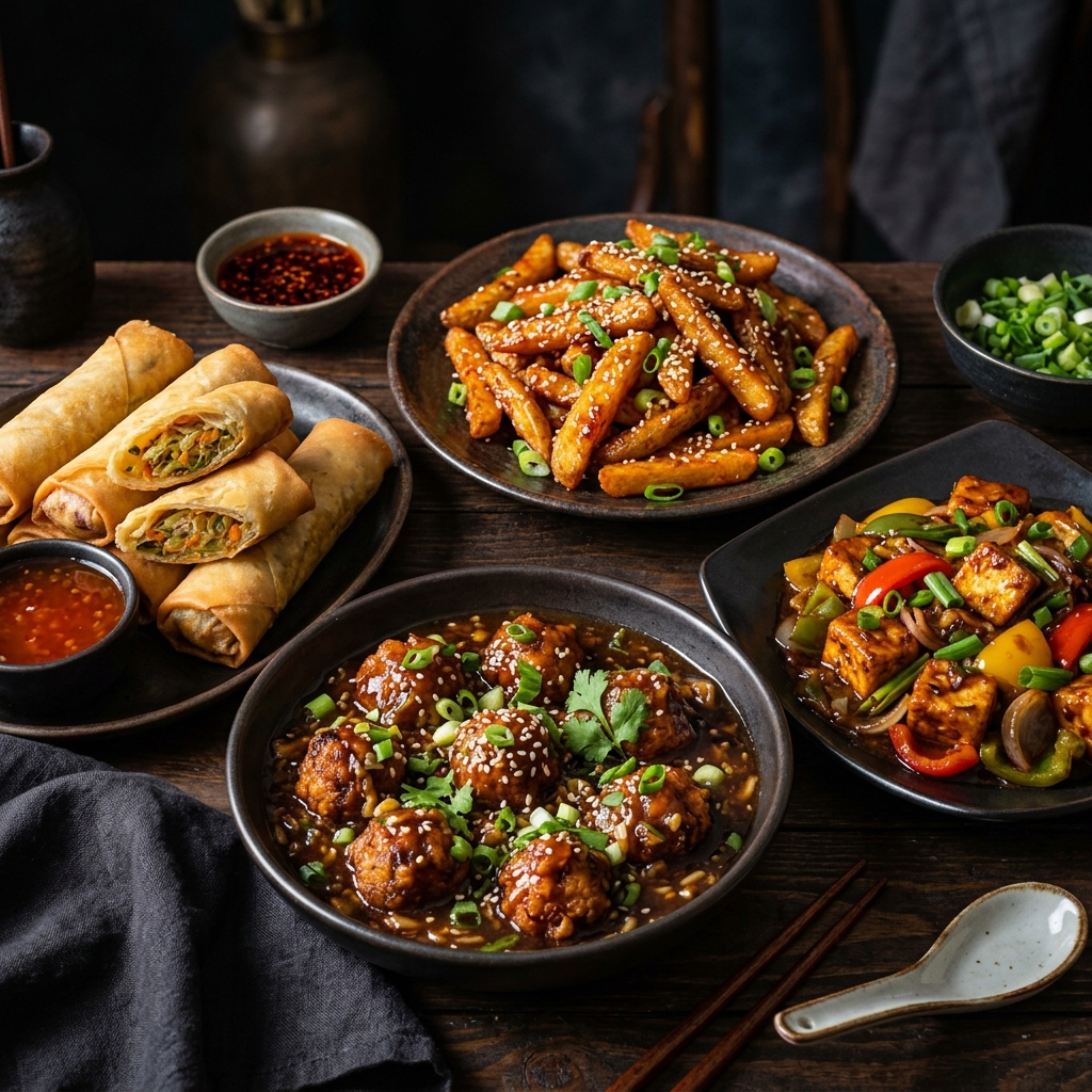 Sizzling Manchurian and Indo Chinese specialties