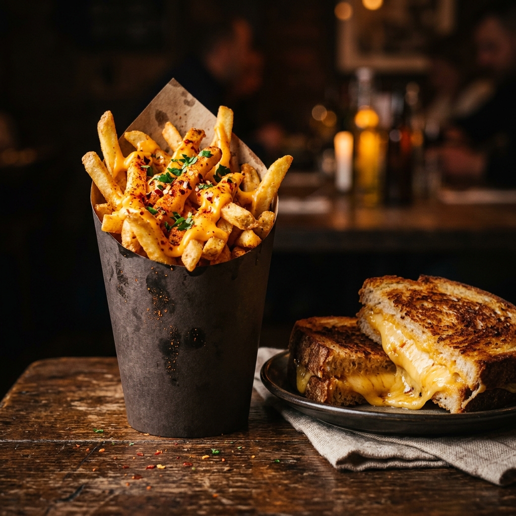 Crispy golden french fries